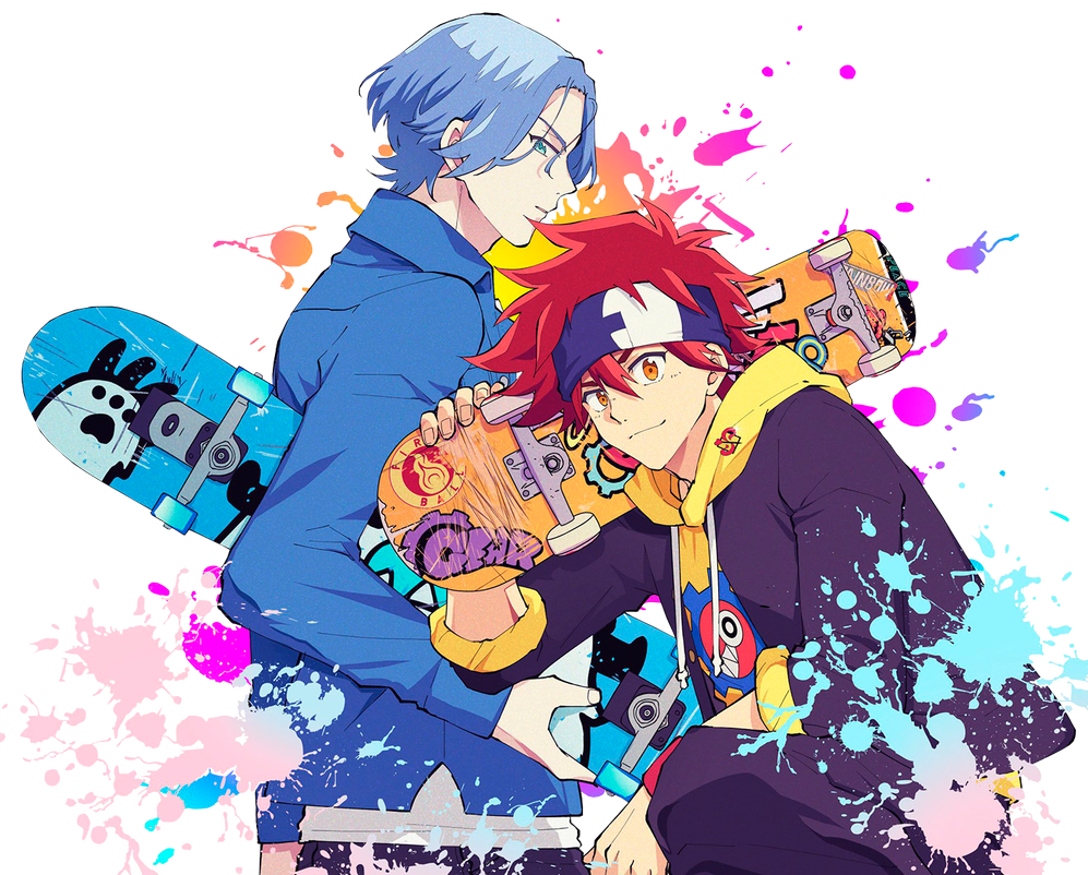 Render Langa e Reki by Nell99 on DeviantArt