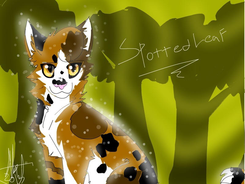 Spottedleaf Paws SpottedLeaf's Visit by PawprintEmblem on DeviantArt