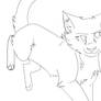 Warrior Cat lineart