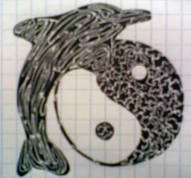 Delfin ying yang