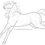 Horse Lineart 2