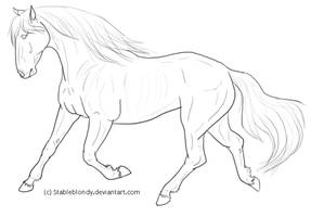 Andalusian Lineart