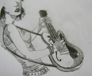 Guitar and Woman