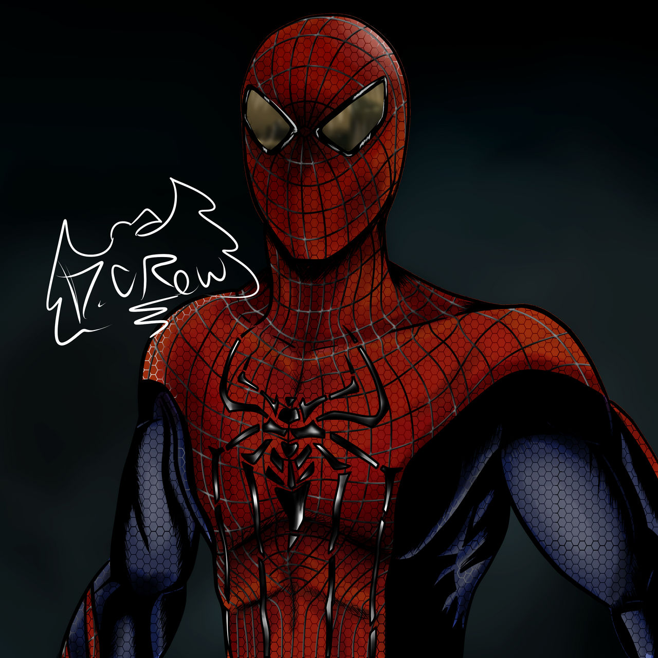 Andrew Garfield Spider-Man by DeathCrowDesigns on DeviantArt