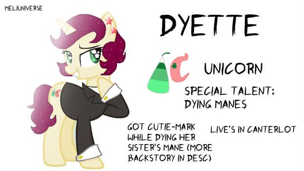 MLP: Dyette OC (READ DESC)