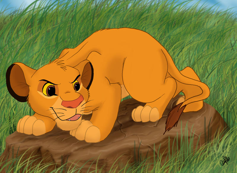 Simba Pouncing Vector Simba Pouncin' by Spiritwollf on DeviantArt
