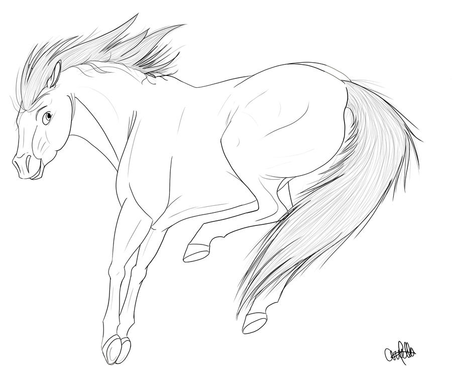 Horse- FREE Lineart