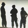 Soldiers in the Iraqui Desert