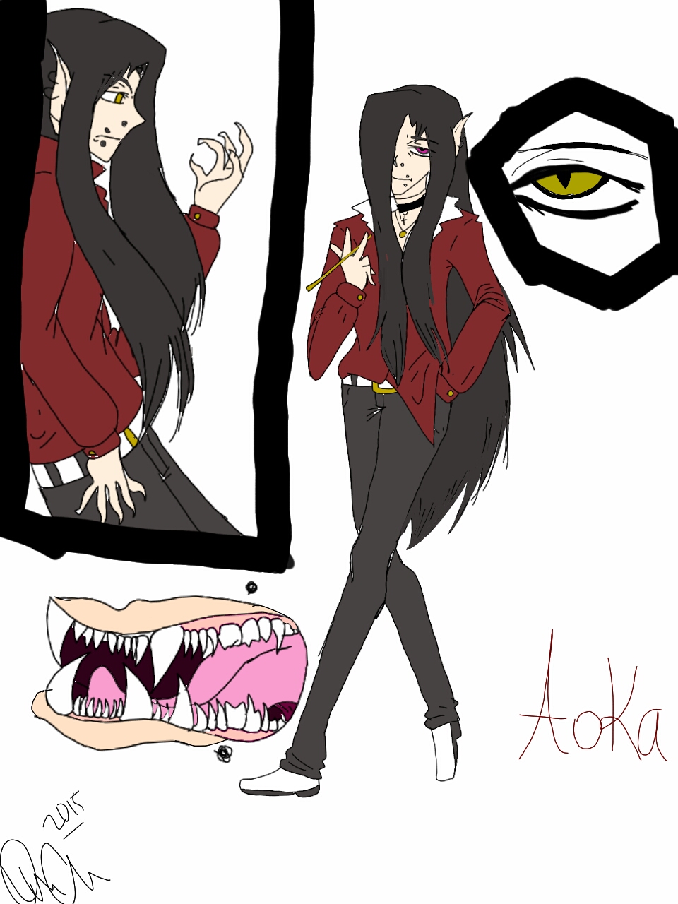Aoka Deviantart Aoka incubus oc by yamorikazuhiro on DeviantArt