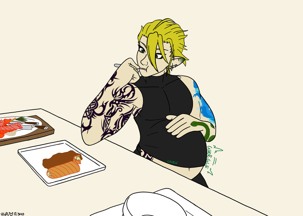 Stuffing Rp Refs Dec 29 - Stuffing Roll by VGBellylover on DeviantArt