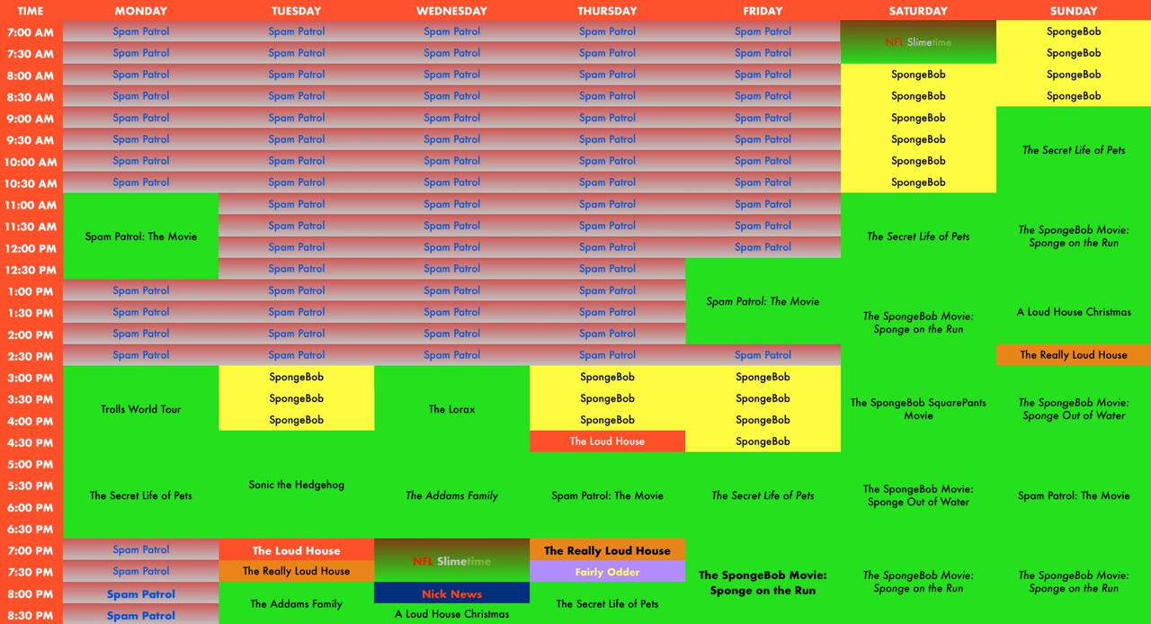 Nickelodeon s Schedule By BobCardsForever On DeviantArt nickelodeon-s-schedule-by-bobcardsforever-on-deviantart