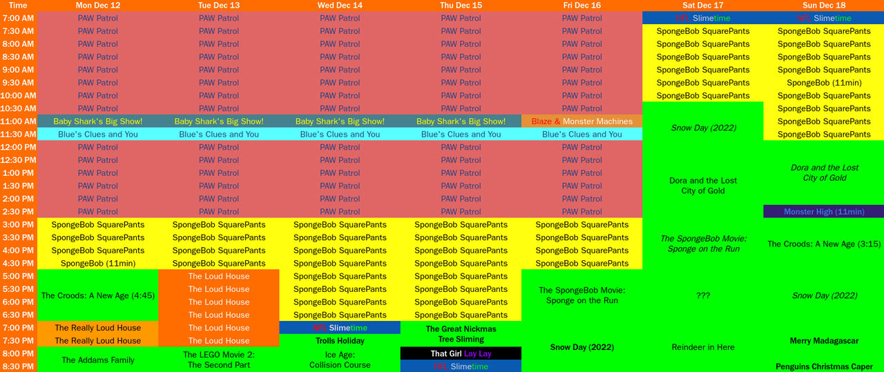 Nickelodeon s Schedule By BobCardsForever On DeviantArt nickelodeon-s-schedule-by-bobcardsforever-on-deviantart