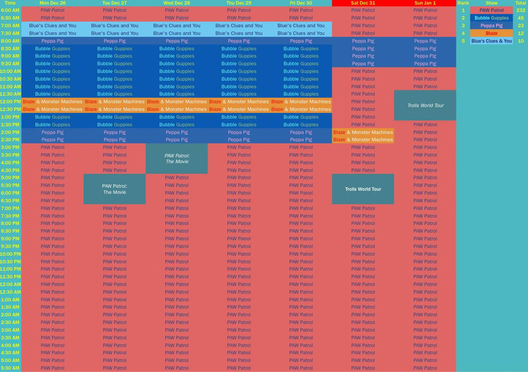 Nick Jr.'s Schedule! by BobCardsForever on DeviantArt nick-jr-s-schedule-by-bobcardsforever-on-deviantart