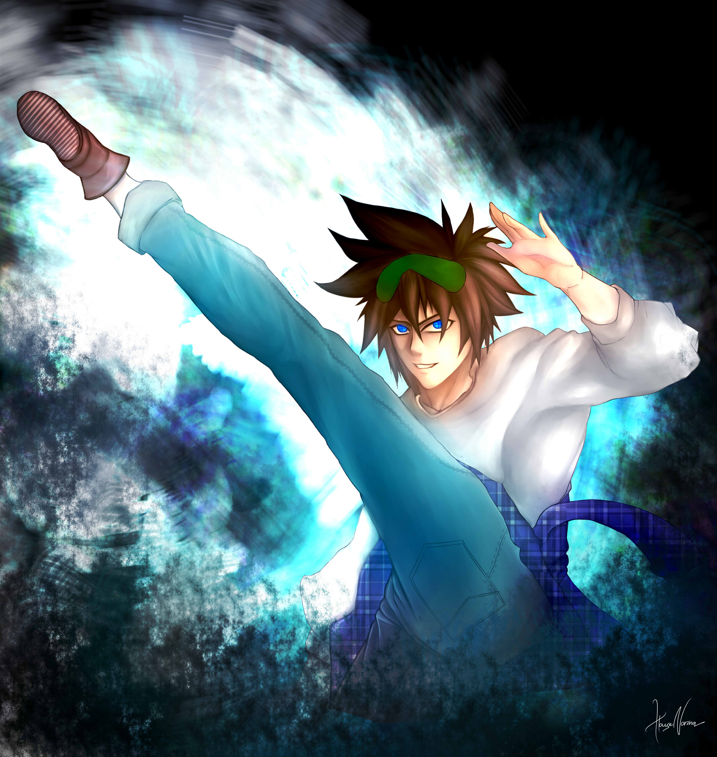 Jin Mo-Ri - The God of High School by BenJi2D on DeviantArt