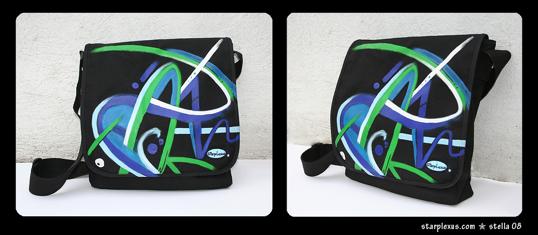 custom design abstract art bag