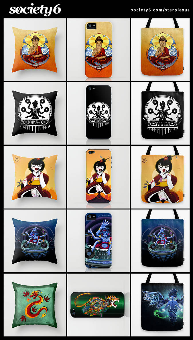SOCIETY6 merchandise by starplexus