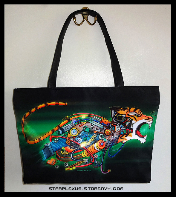 Growling Machine Handbag by starplexus