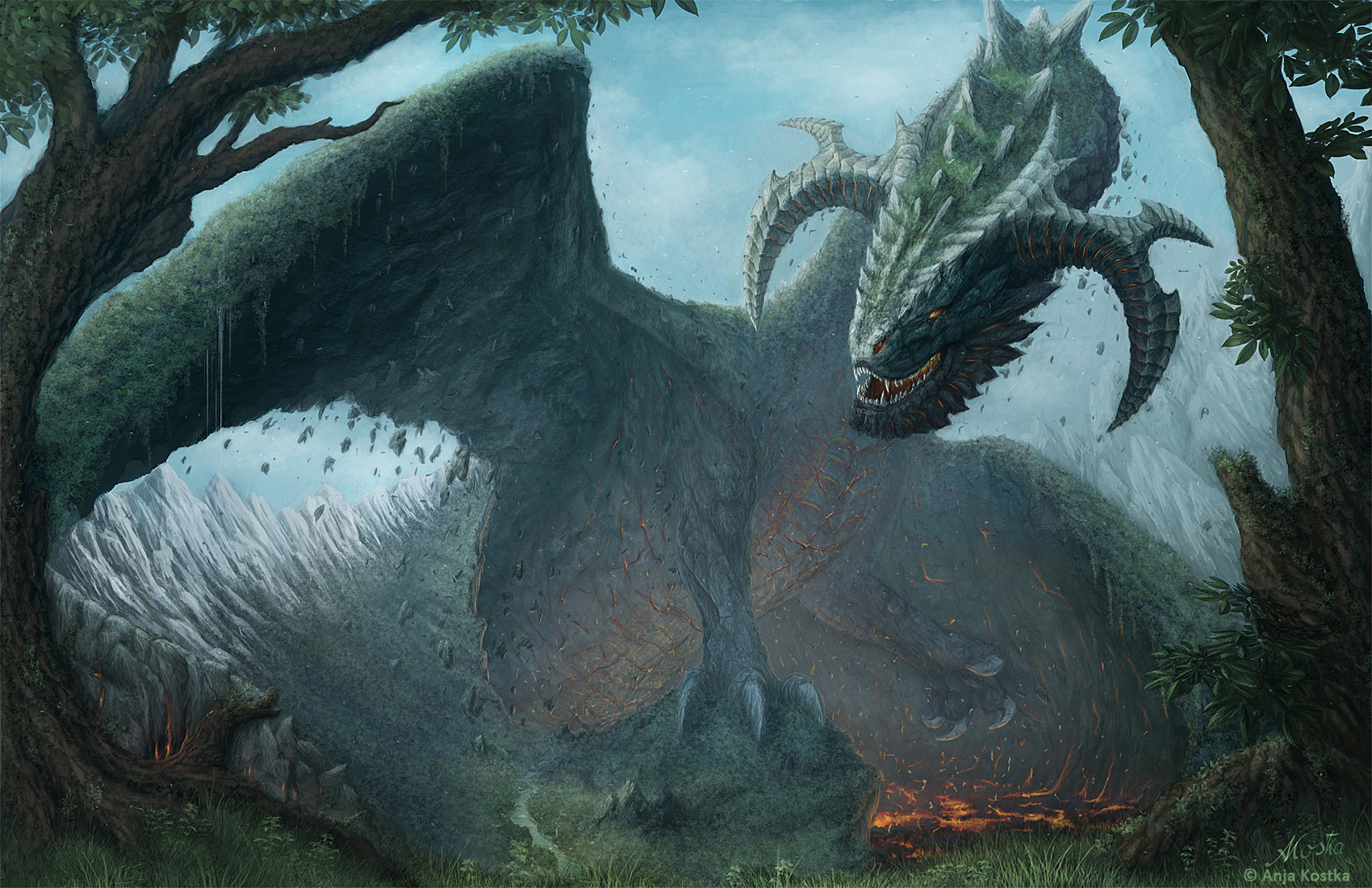Bi dragon. Силанна дракон земли. Виверна ДНД 5. Гигантский дракон. Самый большой дракон.
