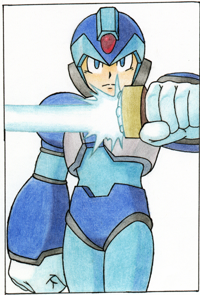 Megaman X With Saber