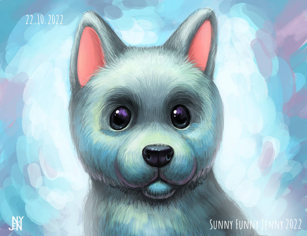 Cartoon wolf by SunnyFunnyJenny on DeviantArt