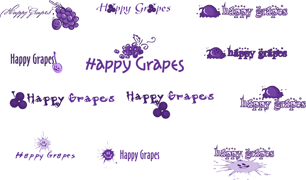 Happy Grapes Logo