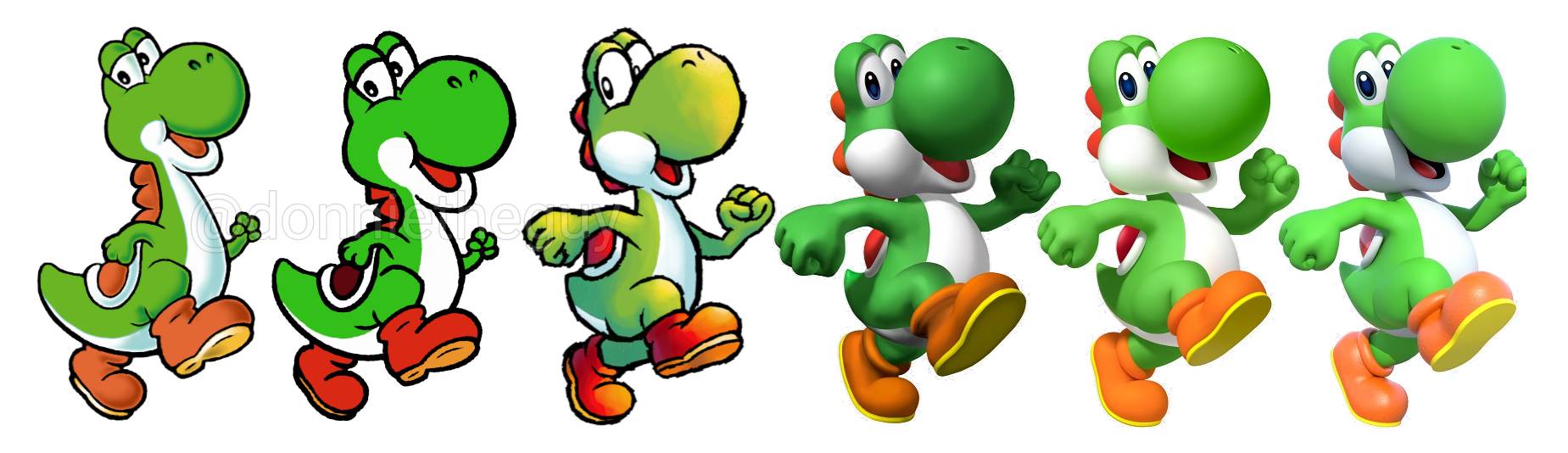 Yoshi Leg Yoshi Render Redraw by DonnieTheGuy on DeviantArt