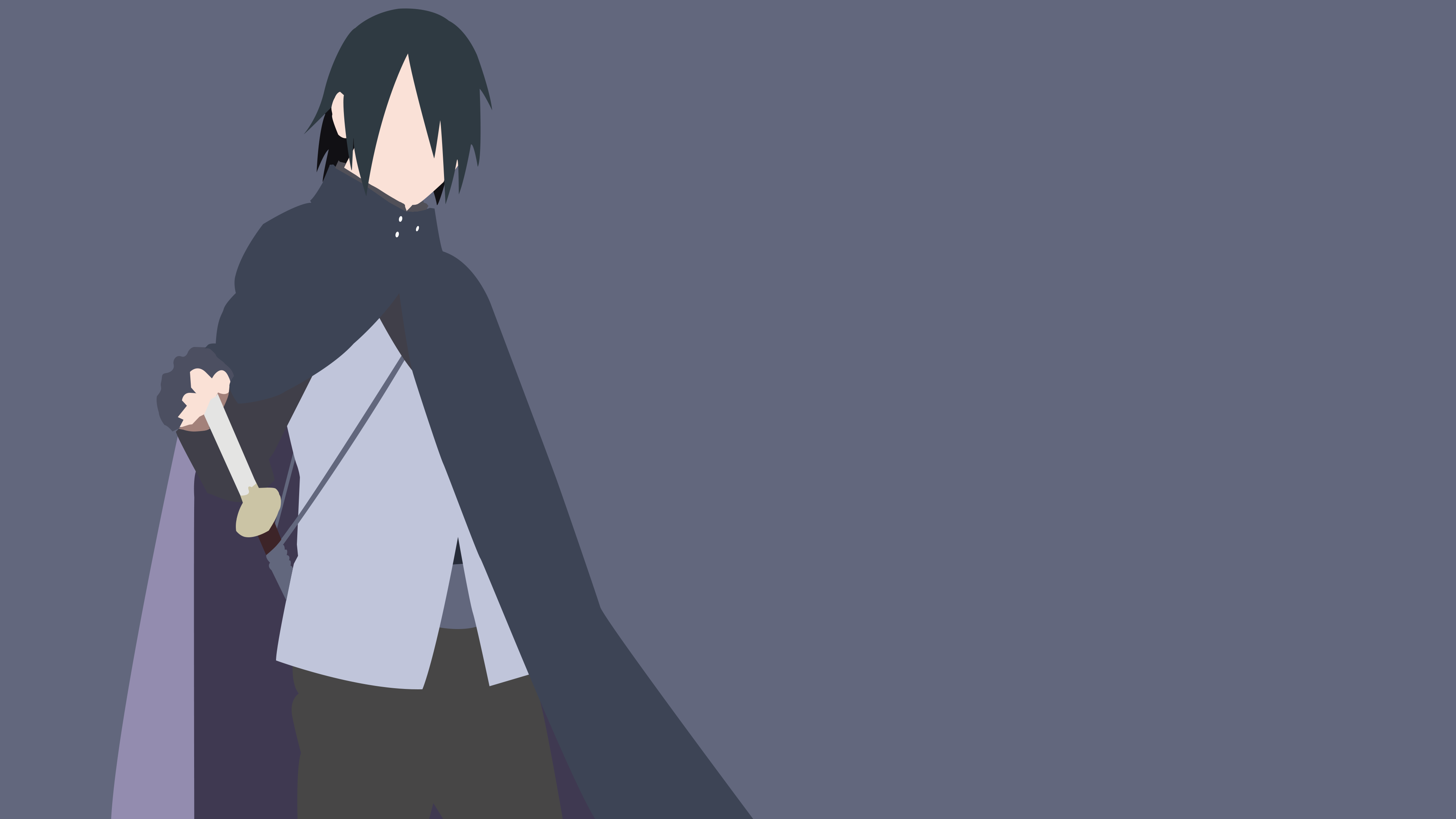 Naruto/Boruto: Sasuke Uchiha Minimalist Wallpaper by ObilityX on DeviantArt