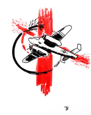 Trash Polka World War 2 Airplane by jdelmontetattoos Trash Polka World War 2 Airplane by jdelmontetattoos