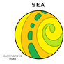 Green Yellow SeaWing Egg