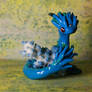 polymer clay coral dragon