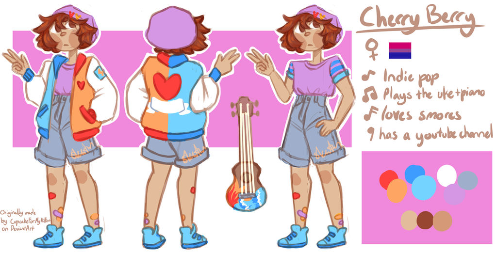 Cherry X Raspberry Cherry ref by skatankata on DeviantArt