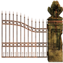 Graveyard Gate Right PNG Stock