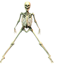 Spooky Skeleton 04 PNG Stock
