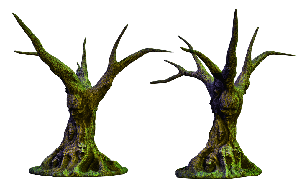 Spooky Tree 03 PNG Stock