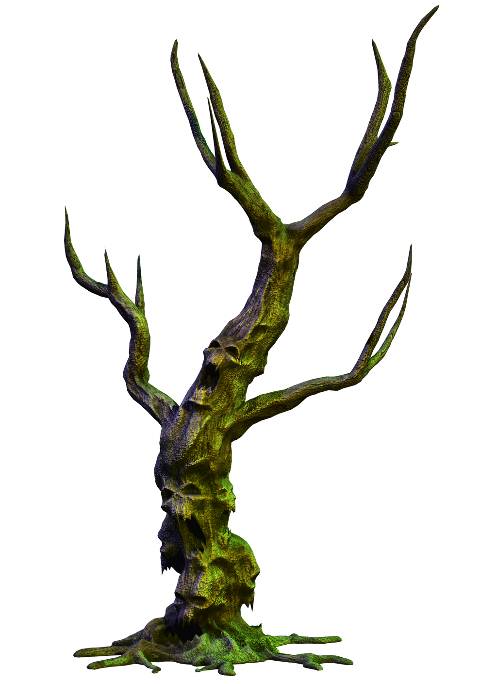 Spooky Tree 05 PNG Stock