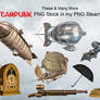 These And Many More In My PNG Steampunk Stock 