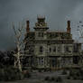 Haunted House Premade Background