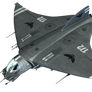 Fantasy Jet Fighter 02 PNG Stock