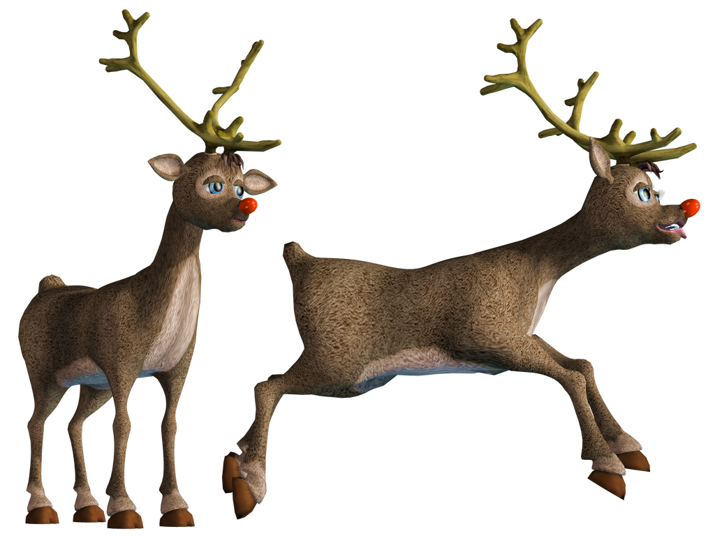 Rudolf PNG Stock by Roy3D on DeviantArt