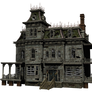 Haunted House 03 PNG Stock