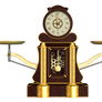 Steampunk Clock 01 PNG Stock