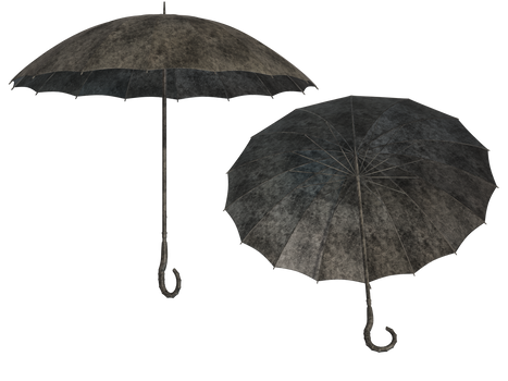 Steampunk Umbrella PNG Stock