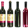 Wine Bottle PNG Stock