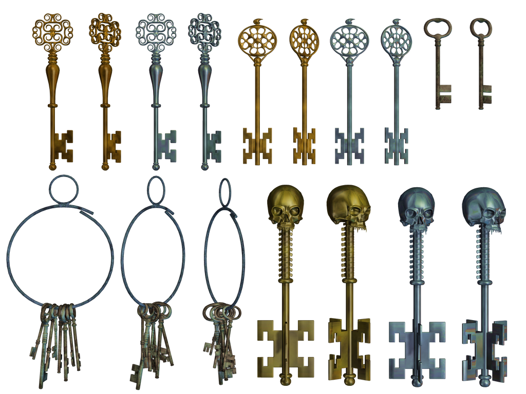 Keys PNG Stock