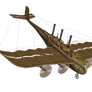 Steampunk Flying Machine 02 PNG Stock