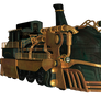 Steampunk Train 02 PNG Stock