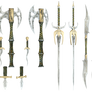 Mythical Weapons PNG Stock