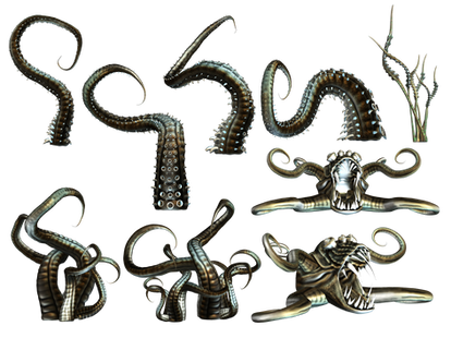 Tentacles PNG Stock