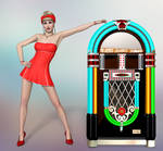 Jukebox Blonde by Roy3D