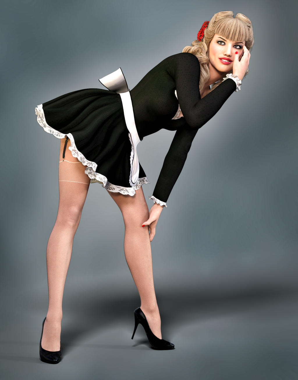 Retro Pinup Maid